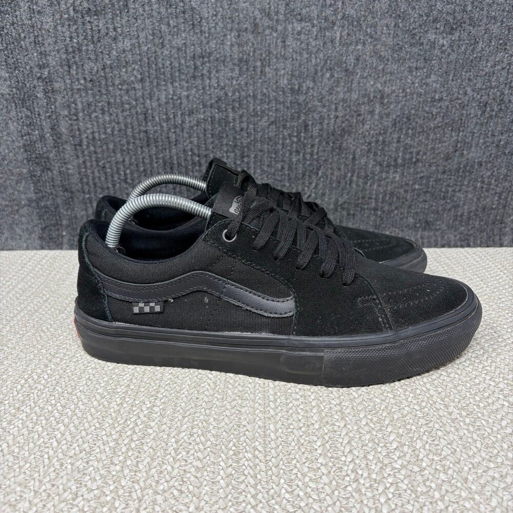Vans Skate SK8 Low Blackout Black Sneakers Shoes Men’s Size 9.5